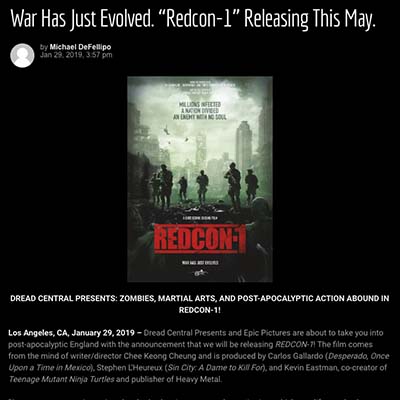 War Has Just Evolved. “Redcon-1” Releasing This May.